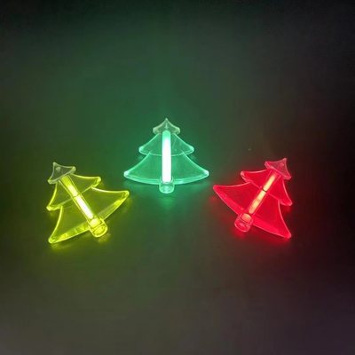 Forma de árbol de Navidad con 8-12 horas de tiempo de brillo en rojo y multicolores