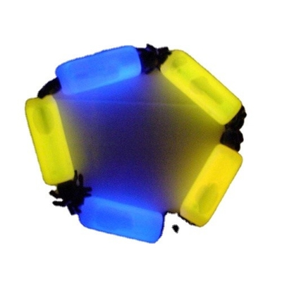 Brazalete de perlas de brillo químico para unisex en colores variados en suministros de festivales 2022